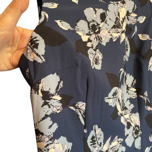 Mario Serrano Made In Italy- Floral Sheath-Size12-Round Neck-Fitted Bodice NWOT - Picture 7 of 12